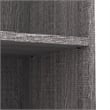 Bestar Pur 72W Closet Organizer with Drawers in Bark Gray - Engineered Wood