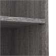 Bestar Pur 61W Closet Organizer System in Bark Gray - Engineered Wood