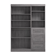 Bestar Pur 61W Closet Organizer System in Bark Gray - Engineered Wood
