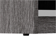 Cielo 30W Closet Organizer in Bark Gray and White - Engineered Wood