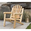Bestar White Cedar Arm Chair in Natural