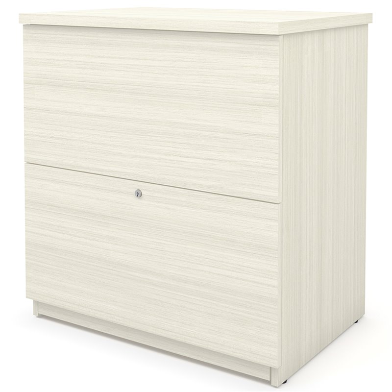 Bestar 2 Drawer Lateral File Cabinet In White Chocolate 65635 2131