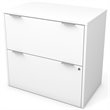 Bestar i3 Plus 2 Drawer Lateral File Cabinet in White