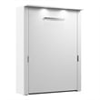 Bestar Lumina 61W Full Murphy Bed in White - Engineered Wood