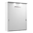 Bestar Lumina 68W Queen Murphy Bed in White - Engineered Wood