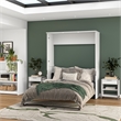Bestar Lumina 68W Queen Murphy Bed in White - Engineered Wood