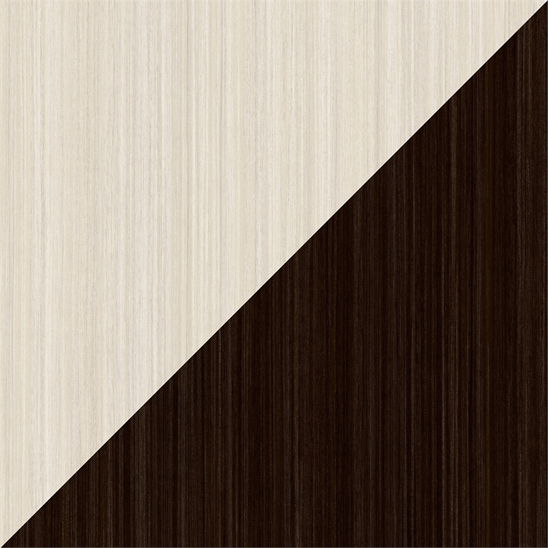 Bestar Lumina 3 Piece Full 2 Storage Wall Bed Set in White Chocolate