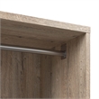 Cielo 20W Closet Organizer in Rustic Brown and White - Engineered Wood