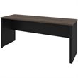 Bestar Connexion Credenza Desk in Antigua and Black