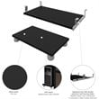 Bestar Connexion 5 Piece L Shaped Office Set in Antigua and Black