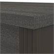 Bestar Prestige Plus Executive Writing Desk in Bark Gray and Slate