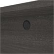 Bestar Prestige Plus Executive Writing Desk in Bark Gray and Slate