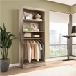 Bestar Pur 36W Closet Organizer in Rustic Brown - Engineered Wood