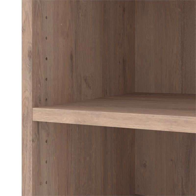 Bestar Pur 36W Closet Organizer in Rustic Brown - Engineered Wood
