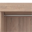 Bestar Pur 36W Closet Organizer in Rustic Brown - Engineered Wood