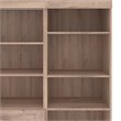 Bestar Pur 25W Closet Organizer in Rustic Brown - Engineered Wood