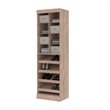 Bestar Pur 25W Closet Shoe Organizer in Rustic Brown - Engineered Wood