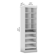 Bestar Pur 25W Closet Shoe Organizer in Rustic Brown - Engineered Wood