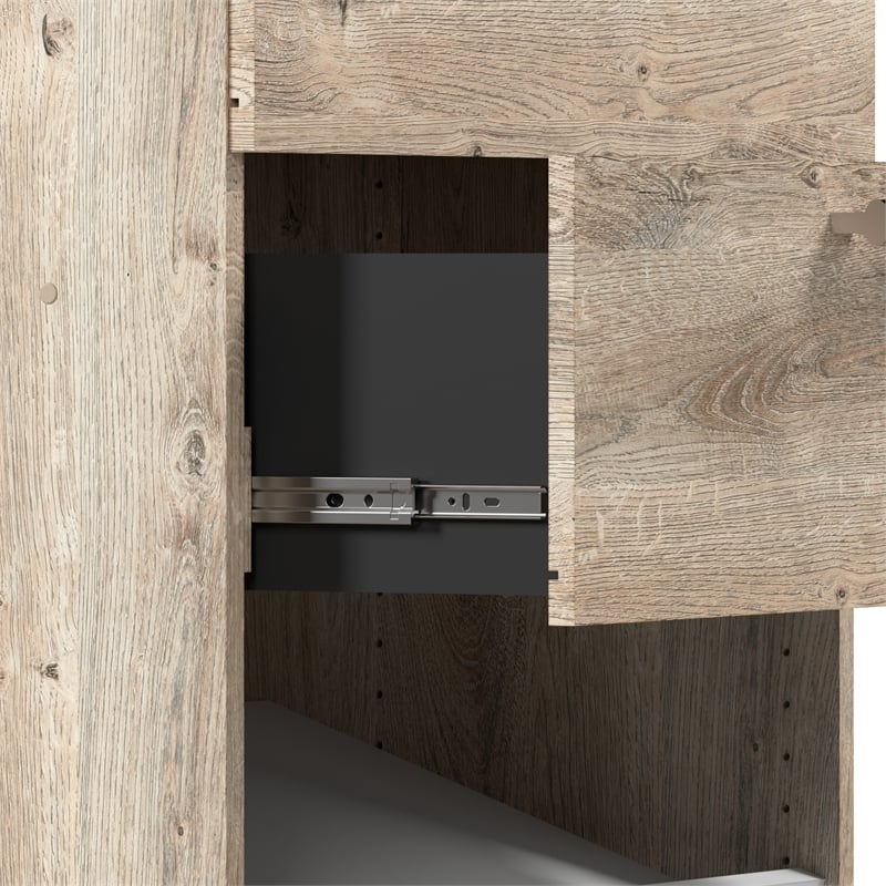 Cielo 2 Drawer Set for 20W Closet Organizer in Rustic Brown - Engineered Wood