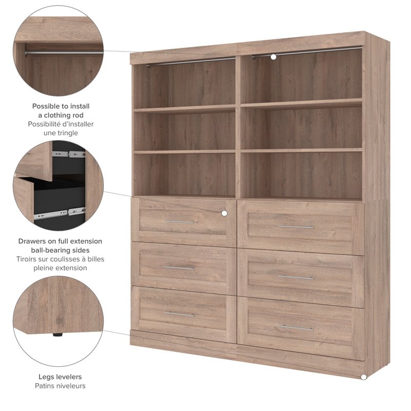 Pur 3 Drawer Set for Pur 36W Closet Organizer