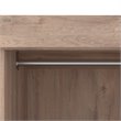 Bestar Pur 36W Closet Organizer with Drawers in Rustic Brown - Engineered Wood
