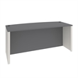 Bestar Connexion Executive Desk in Slate and Sandstone