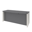 Bestar Connexion Executive Desk in Slate and Sandstone