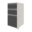 Bestar Connexion Office 1 Drawer Filing Cabinet in Slate & Sandstone