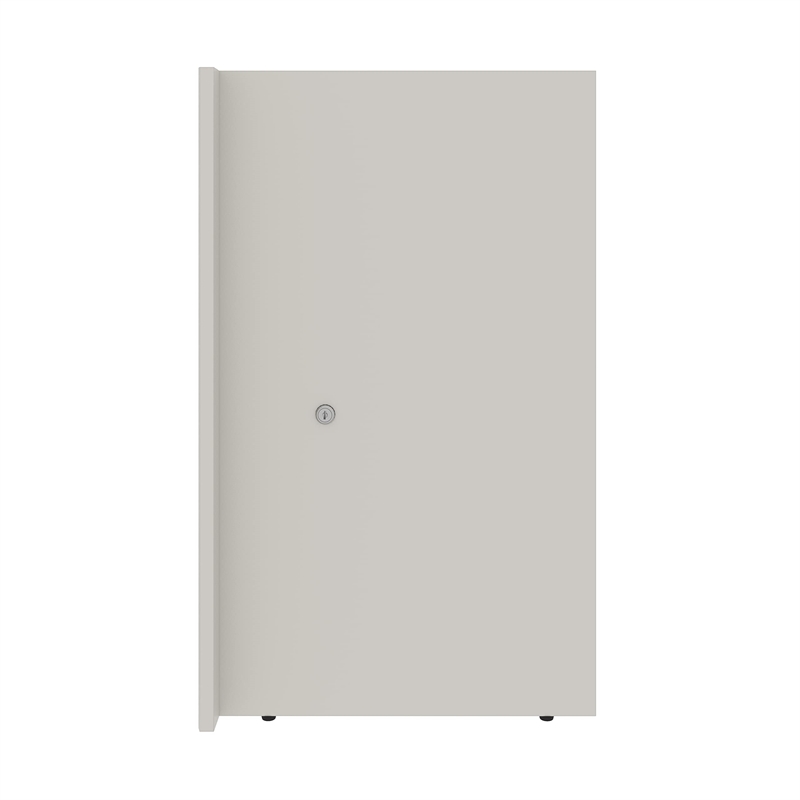 Bestar Connexion Office 1 Drawer Filing Cabinet in Slate & Sandstone