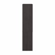 Bestar Logan 5-Shelf Contemporary Engineered Wood Bookcase in Charcoal Maple