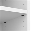 Bestar Versatile Engineered Wood Queen Murphy Bed and Organizer in White
