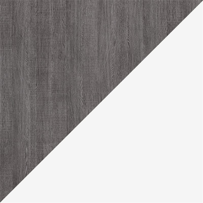 Bestar Nebula 25W Contemporary Engineered Wood Closet Organizer in Gray/White