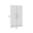 Bestar Nebula Engineered Wood 2 Door Set for Closet Organizer in White