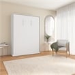 Bestar USA Claremont Contemporary Engineered Wood Full Murphy Bed in White
