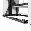 Bestar USA Claremont Contemporary Engineered Wood Full Murphy Bed in White