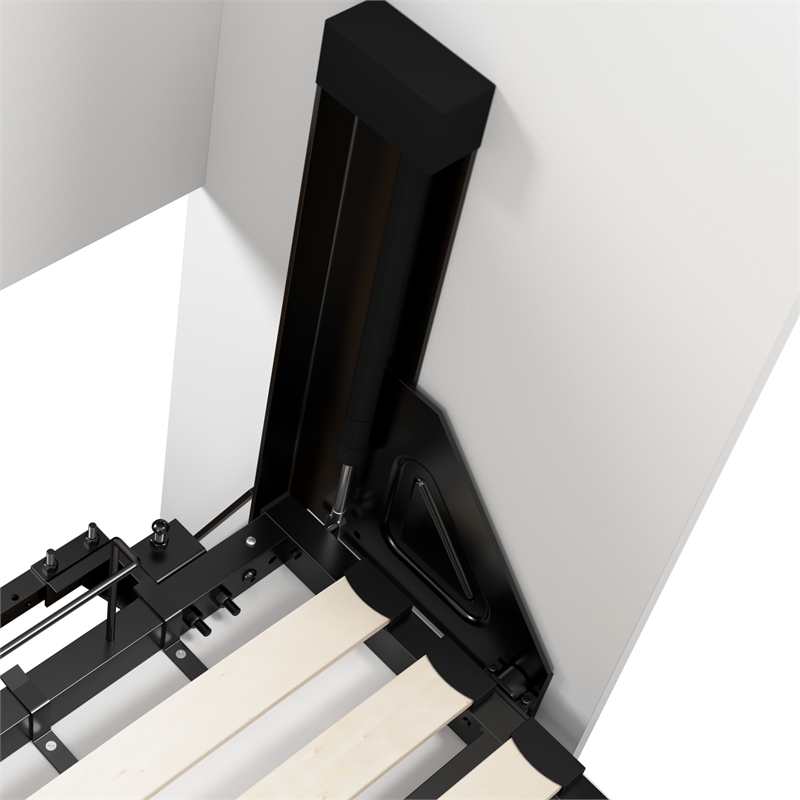 Bestar USA Claremont Contemporary Engineered Wood Full Murphy Bed in White