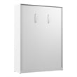 Bestar USA Claremont Contemporary Engineered Wood Full Murphy Bed in White