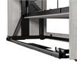Bestar USA Claremont Engineered Wood Queen Murphy Bed in Gray
