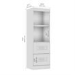 Bestar Edge 25W Closet Organizer with Drawers in White