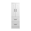 Bestar Edge 25W Wardrobe in White