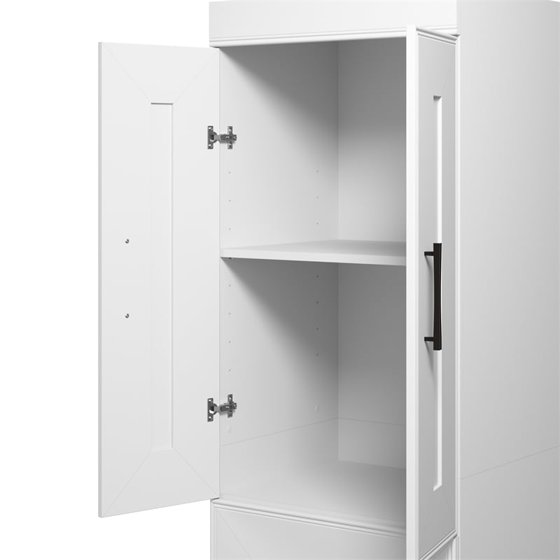 Bestar Edge 25W Wardrobe in White