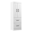 Bestar Edge 25W Wardrobe in White
