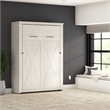 Bestar Key West 63W Full Murphy Bed - Engineered Wood in White