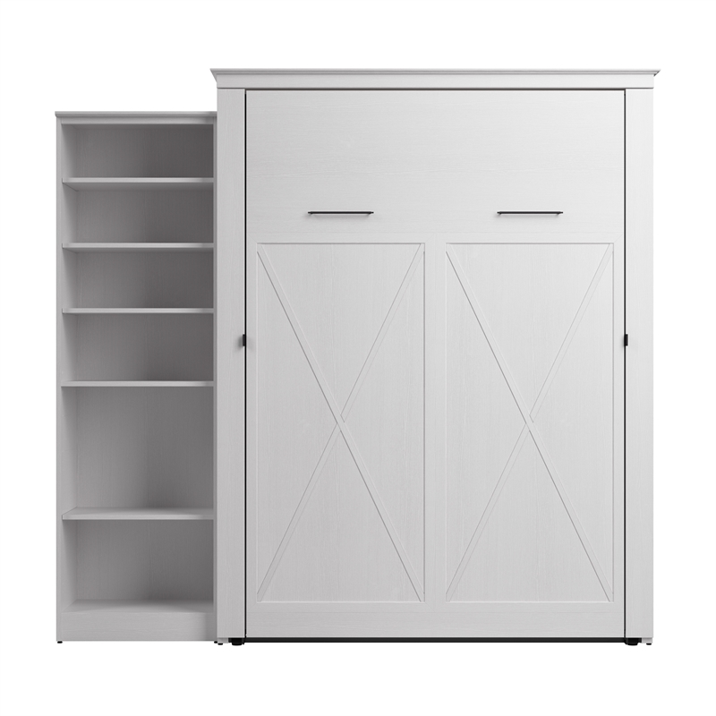 Bestar Key West Queen Murphy Bed with Closet Organizer (94W) - Engineered Wood