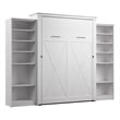Bestar Key West Queen Murphy Bed with Closet Organizers (119W) - Engineered Wood