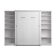 Bestar Key West Full Murphy Bed with Closet Organizers (113W) - Engineered Wood