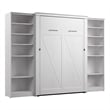Bestar Key West Full Murphy Bed with Closet Organizers (113W) - Engineered Wood