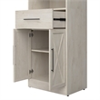 Bestar Key West 25W Closet Organizer with Drawer and Doors - Engineered Wood