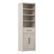Bestar Key West 25W Closet Organizer with Drawer and Doors - Engineered Wood