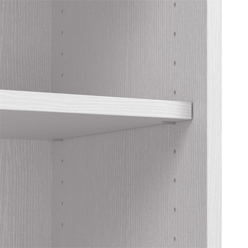 Bestar Key West 25W Closet Organizer with Drawer and Doors - Engineered Wood